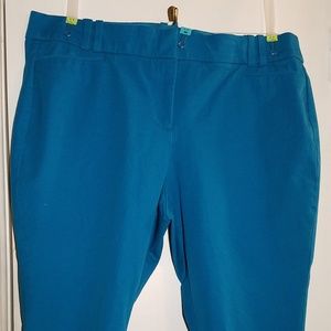 Lane Bryant Allie Blue Crop Pants
